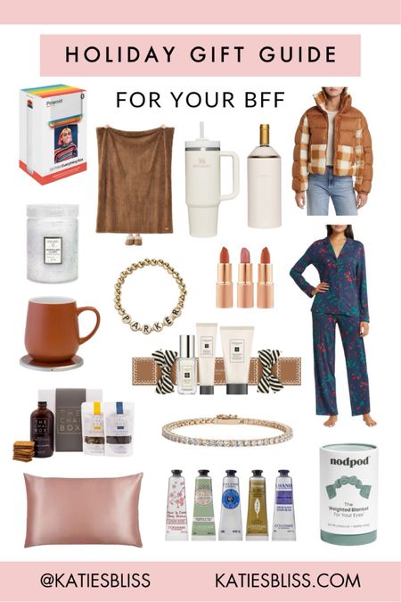 Holiday gift guide for your bff ✨

Blanket. Stanley. Lipstick. Pajamas. Mug. Skincare. Bracelet. Candle. Wine bottle. Silk pillow. 



#LTKHoliday #LTKGiftGuide #LTKfindsunder100