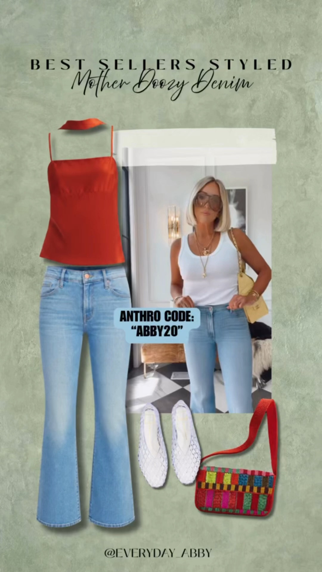 Doozy denim from Anthropology is one of my faves… grab them 20% off with my code, ABBY20! 🙌🙌

#LTKgrwm #LTKootd
