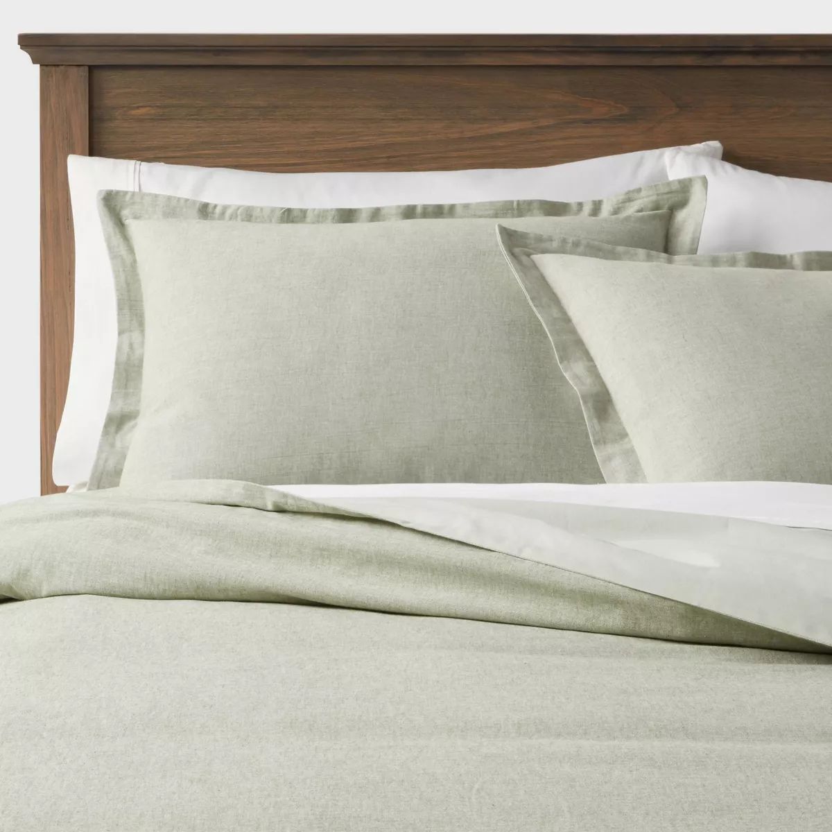 Cotton Linen Chambray Duvet Cover & Sham Set - Threshold™ | Target