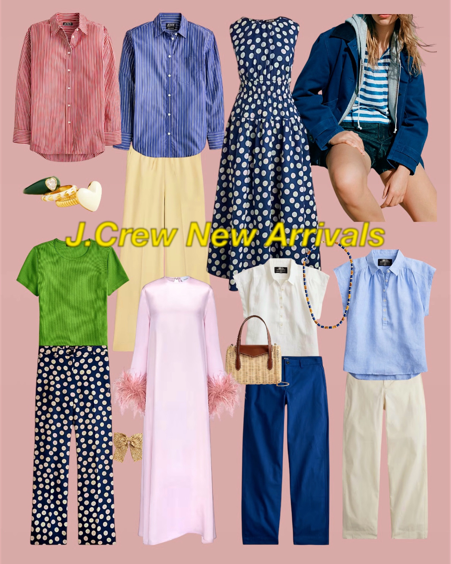 J.Crew New Arrivals.  What’s in my shopping cart: The pink feather sleeve dress is from J.Crew Marketplace, ships from a 3rd party, but it can be purchased from the J.Crew site and it’s such a darling piece! 💓

#LTKWedding #LTKItBag #LTKTravel