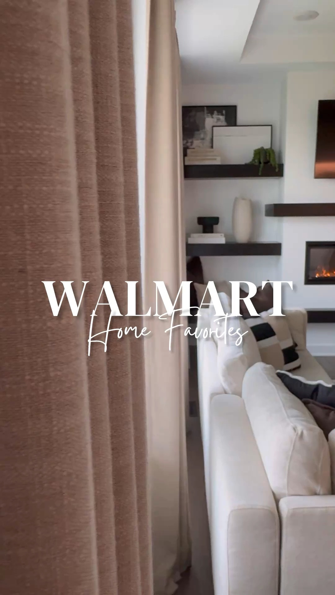 Walmart home finds: coffee table, accent chair, arched floor mirror, media console, arched cabinet 

#LTKHome #LTKWatchNow #LTKStyleTip