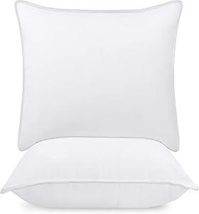 Utopia Bedding Oreillers (Lot de 2), 65 x 65 cm Oreillers Carré pour Dormir, Rembourrage en Fibr... | Amazon (FR)