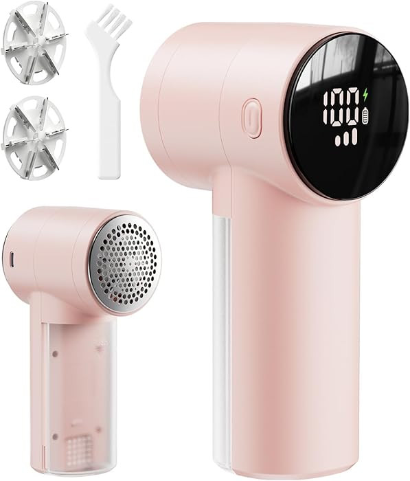 Electric Lint Remover and Fabric Shaver, Rechargeable Clothes Shaver for Sweater Furniture Couch,... | Amazon (US)