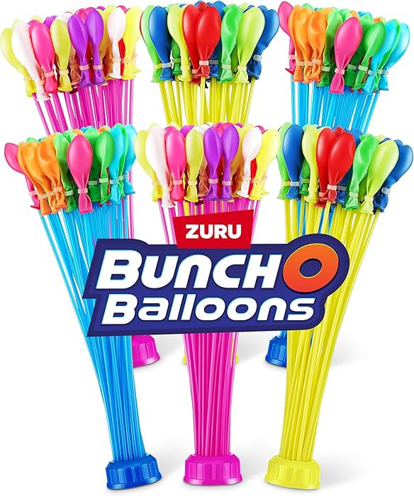 Bunch O Balloons Crazy Color by ZURU, 200+ Rapid-Filling Self-Sealing Water Balloons for Outdoor ... | Amazon (US)