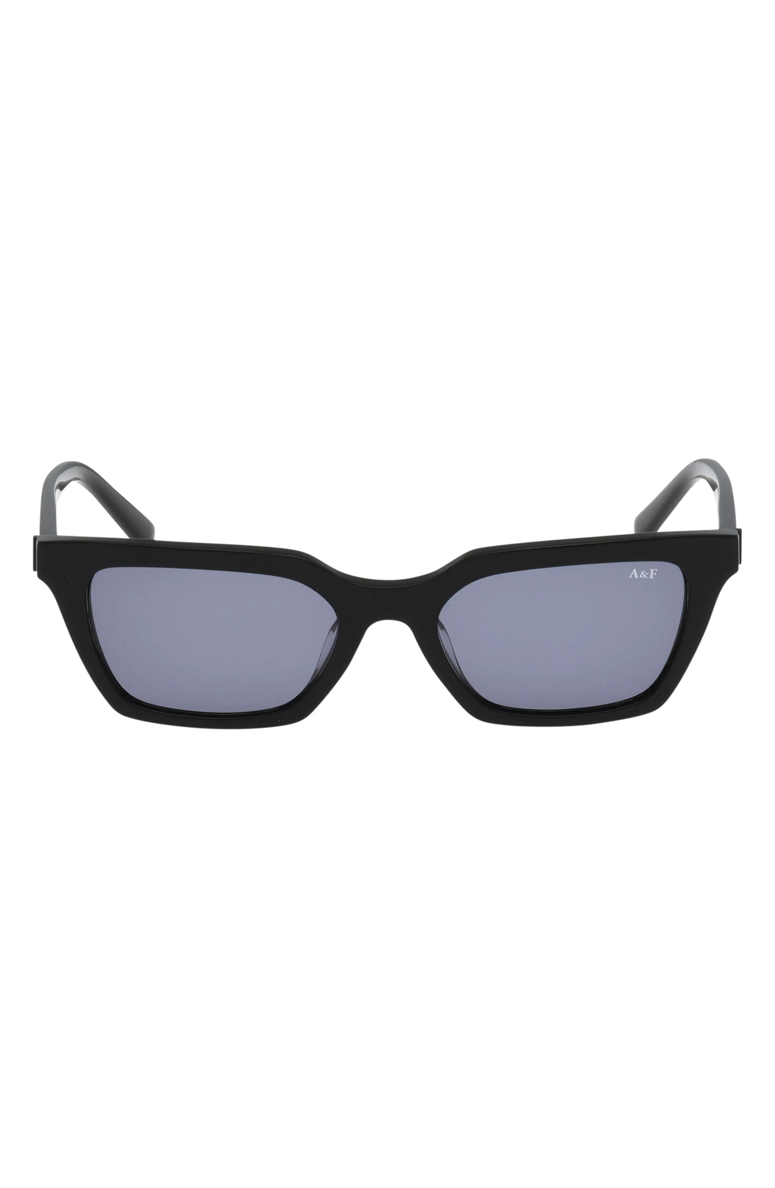 ABERCROMBIE & FITCH 52mm Cat Eye Sunglasses in Dark Havana /Green at Nordstrom | Nordstrom