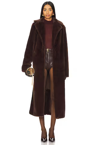 Show Me Your Mumu Miss Tiffy Faux Fur Jacket in Brown Faux Fur from Revolve.com | Revolve Clothing (Global)