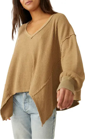 Coraline Balloon Sleeve Thermal Top | Nordstrom