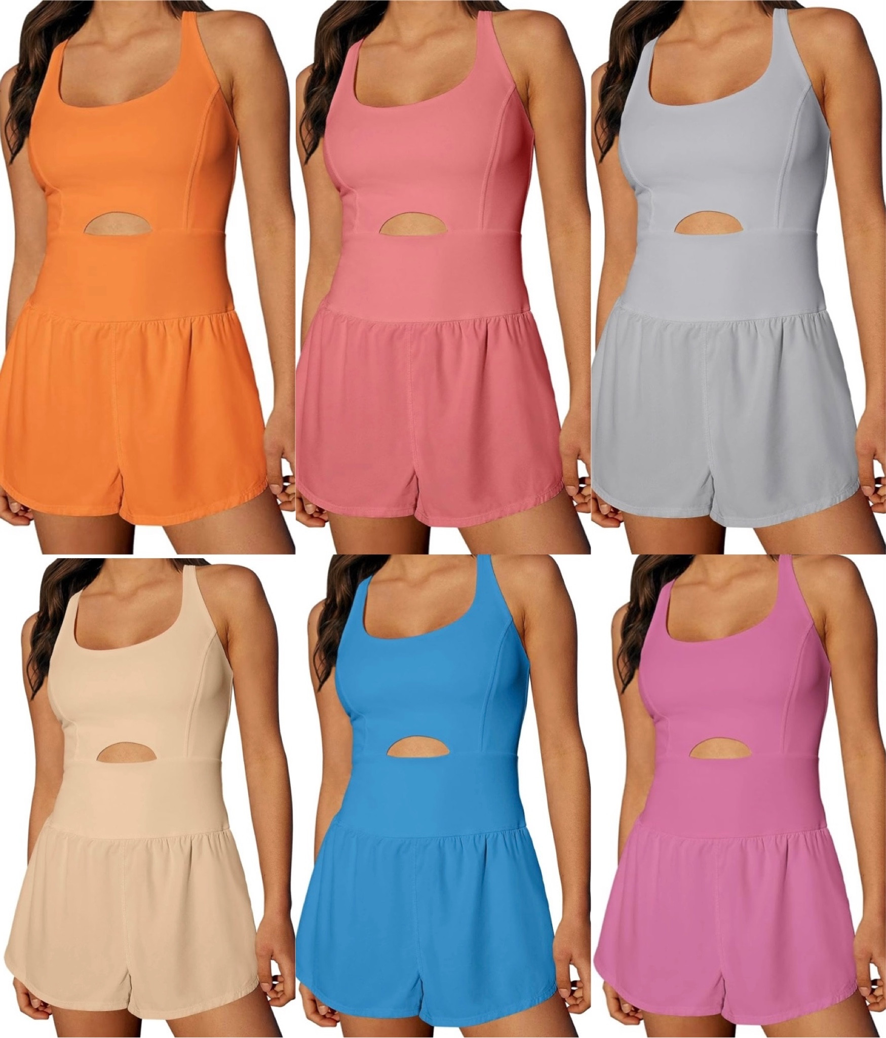 Amazon athletic romper!! Athletic onesie with cutout hole! Athletic romper, jumpsuit on Amazon!! 

#LTKfitness