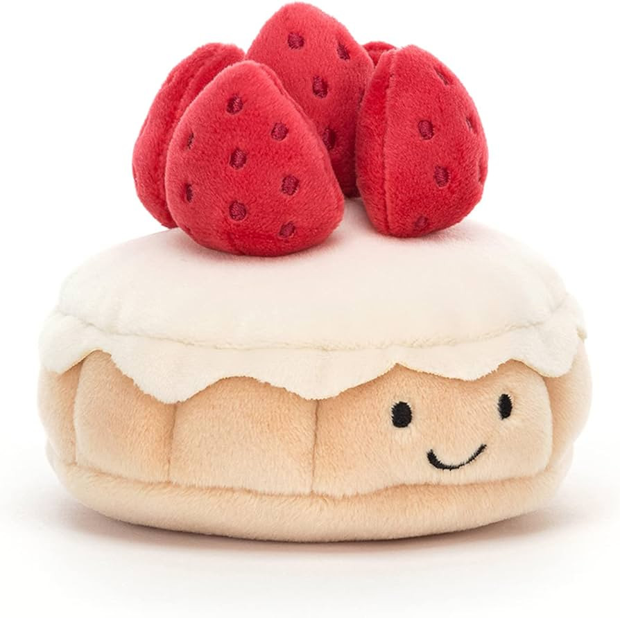 Jellycat Pretty Patisserie Tarte Aux Fraises Food Plush | Amazon (US)
