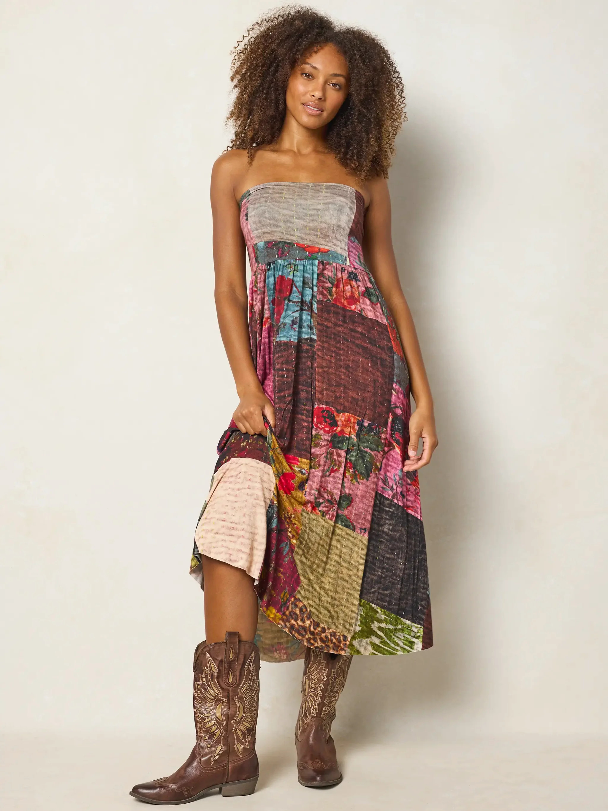 Live-In-It Knit "ButterSoft" Convertible Maxi Skirt | Natural Life