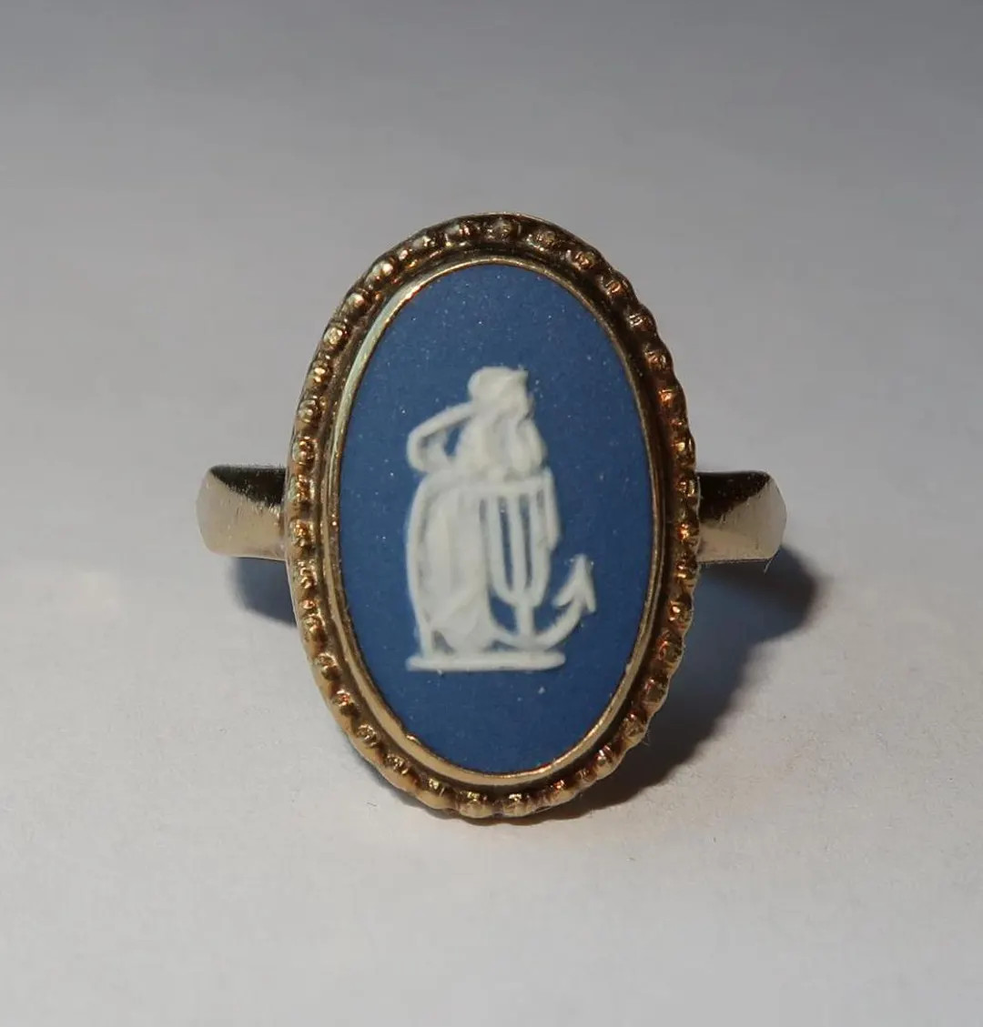 Vtg Hallmarked Wedgwood Ring Size 6 - Etsy | Etsy (US)