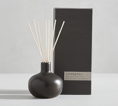 Mason Ceramic Reed Diffuser - Black Amber | Pottery Barn (US)