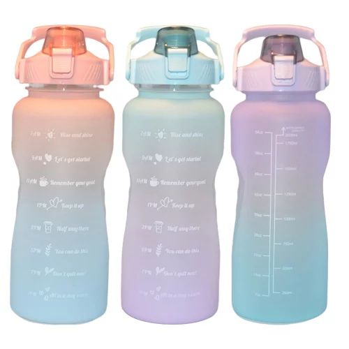 Zhaomeidaxi 2000ml  Motivational Water Bottle, Leakproof Water Jug, Ensure You Drink Enough Water... | Walmart (US)