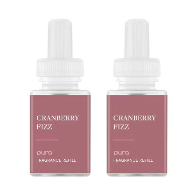 Pura Cranberry Fizz 2pk Smart Vial Fragrance Refills: Aromatic Essential Oils, Safe for Home Use | Target