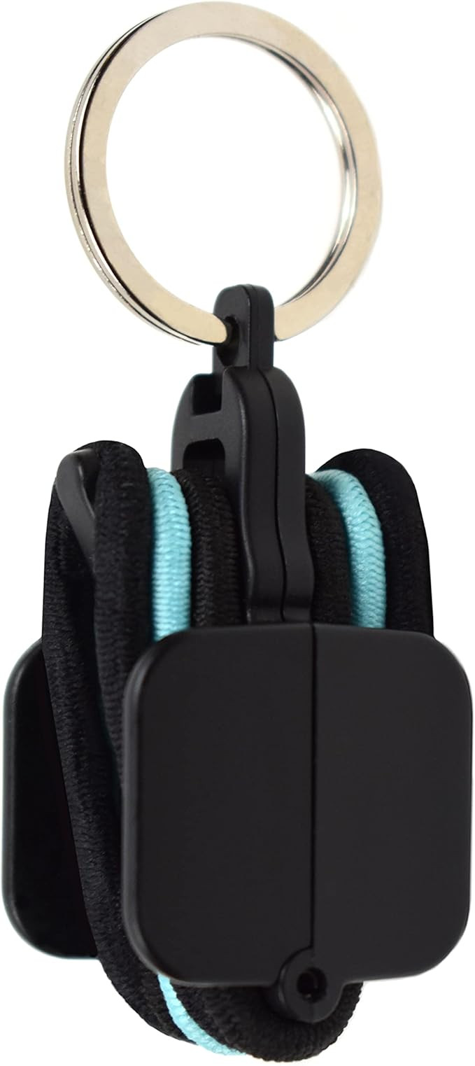 Portable Holder: Stylish Hair Tie Organizer With 3 Bonus Ties | Amazon (US)