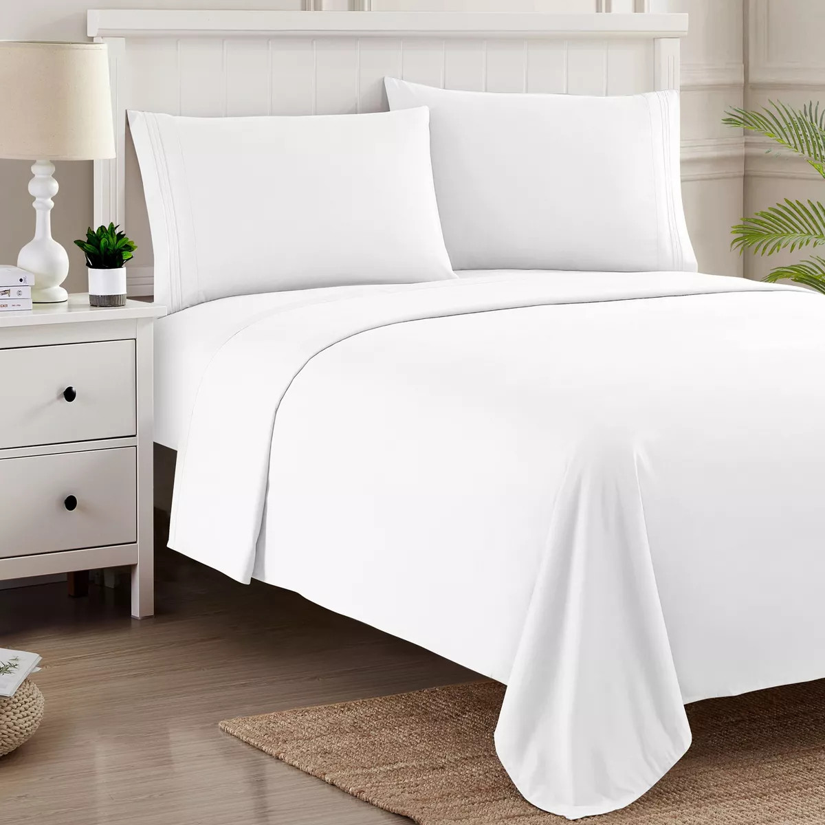 4 Piece Sheet Set, Ultra Soft 1800 Series, Double Brushed Microfiber by Sweet Home Collection® | Target