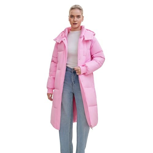 PUFFIT Long Puffer Jacket for Women,2025 Thickened Winter Coat Hooded with Deep Pockets, Ladies Warm Winter Jacket | Amazon (US)