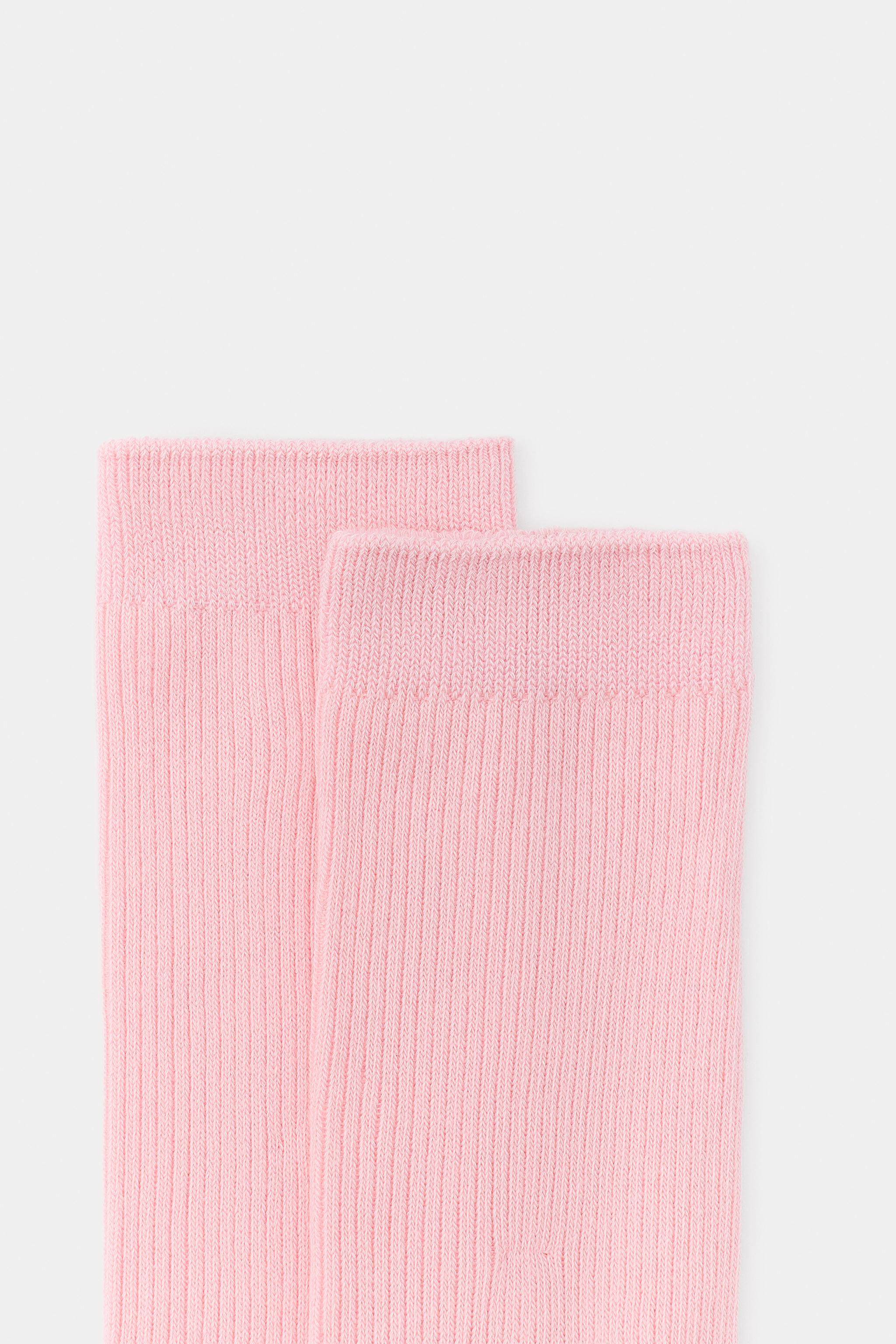 2-PACK RIBBED SOLID SOCKS | Zara US
