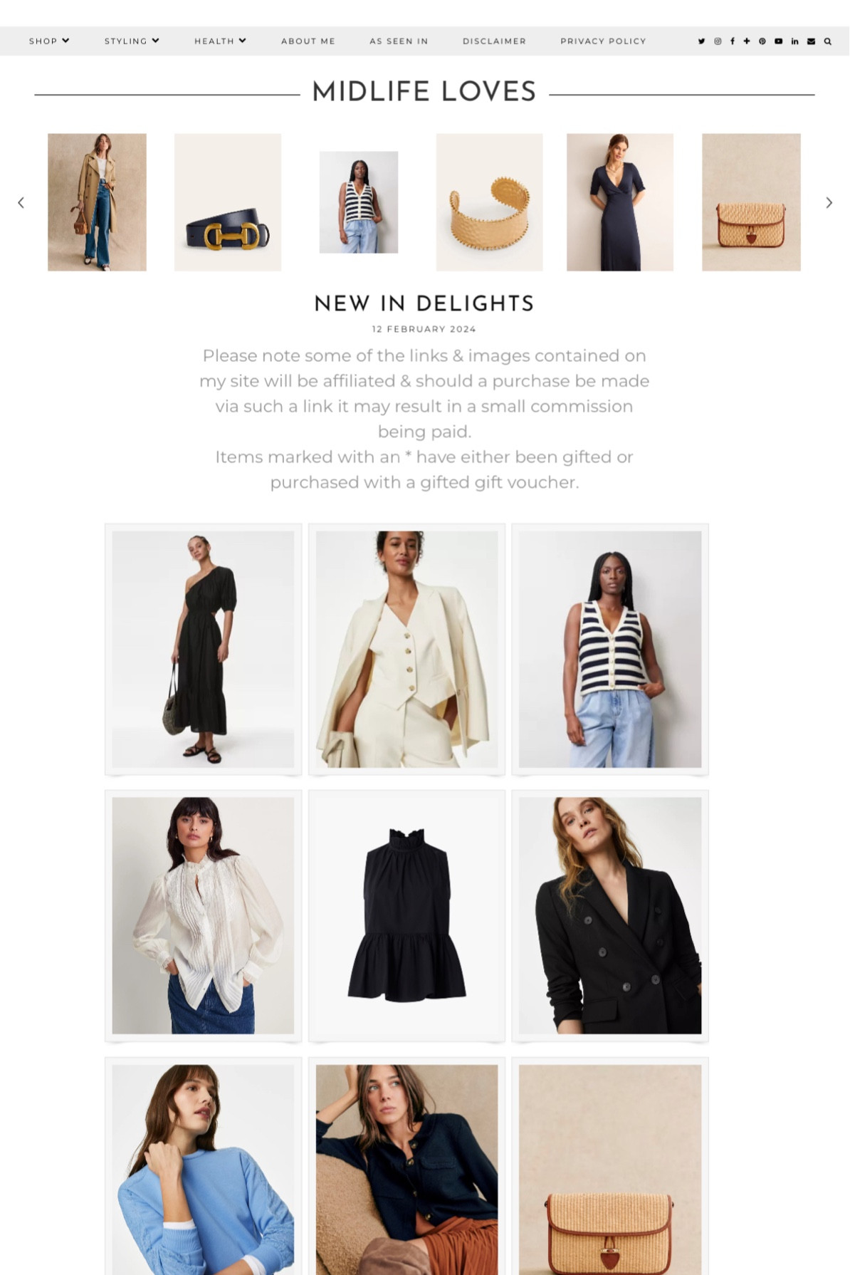 New in finds over on my blog www.mymidlifefashion.com
#mymidlifefashion #springstyle #springfashion #styleover50 #fashionover50 

#LTKstyletip #LTKeurope #LTKover40