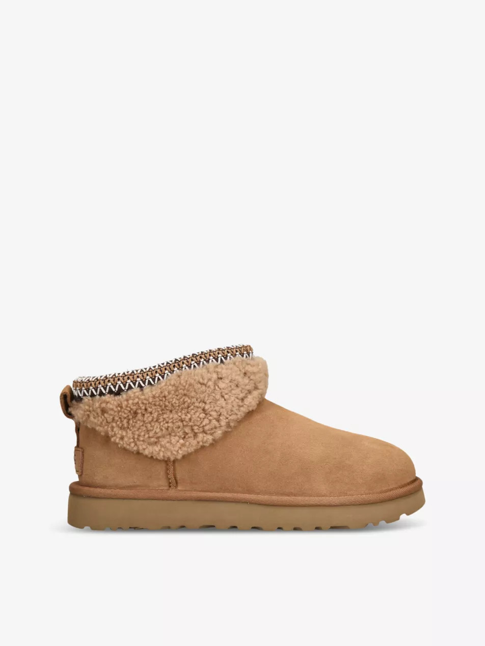 Classic Ultra Mini Maxi Curly sheepskin boots | Selfridges