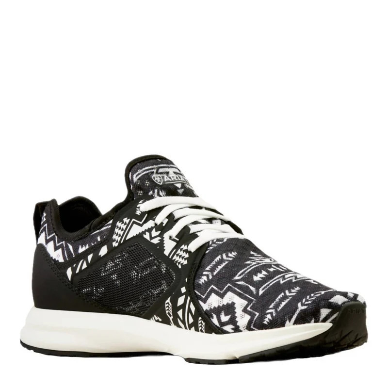 Ariat Women's Fuse Tennis Shoes In Midnight Montana - Black - 9.5 | Verishop