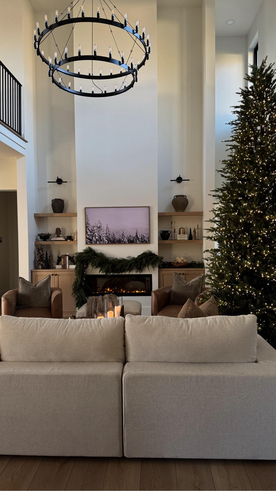 It’s a nature-inspired Christmas in my home this year. Neutral with lots of woodsy greenery. Simple, cozy, and grounded in all the organic textures I love 🌲✨🤎

My driftwood trees on my shelves were found at my local TJMaxx recently and so affordable! 

#LTKHome #LTKSeasonal #LTKHoliday