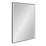 Kate and Laurel Rhodes Framed Wall Mirror, 24.75x36.75, Dark Silver | Amazon (US)