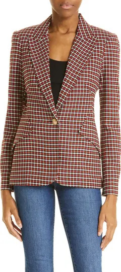 Chamberlain Check Peaked Lapel Blazer | Nordstrom