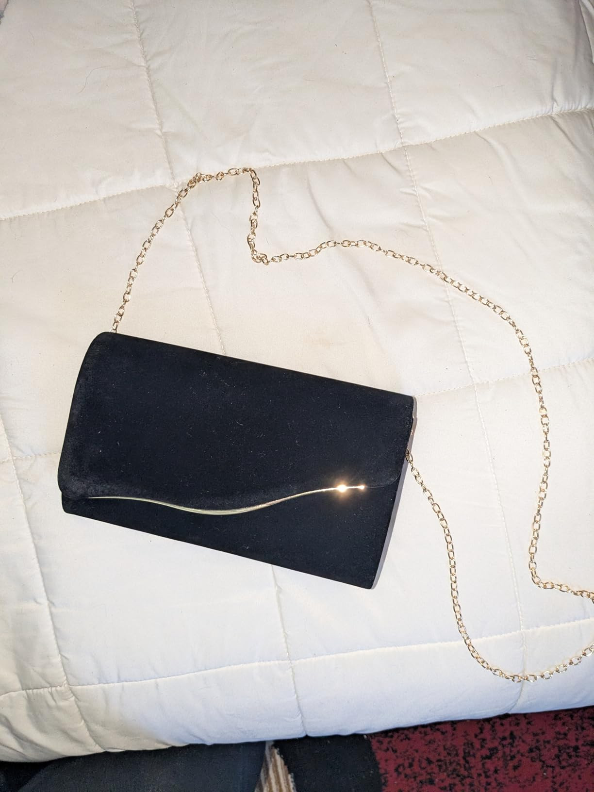 Clutch Purses for Women Evening Bag Faux Suede Formal Party Wedding Cocktail Prom | Amazon (US)