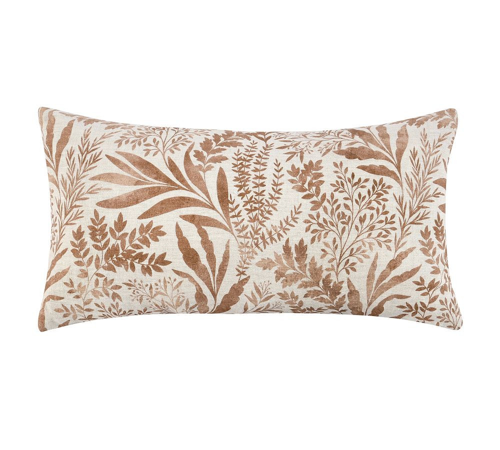 Larea Belgian Flax Linen Lumbar Pillow | Pottery Barn (US)