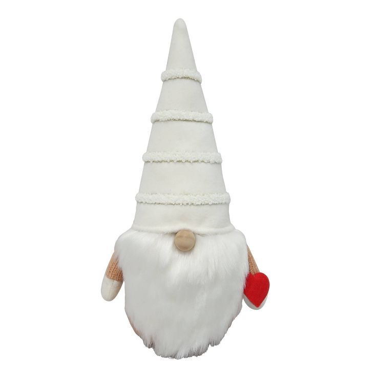 10" Fabric Valentine's Day Gnome Figurine Stripe Hat - Spritz™ | Target