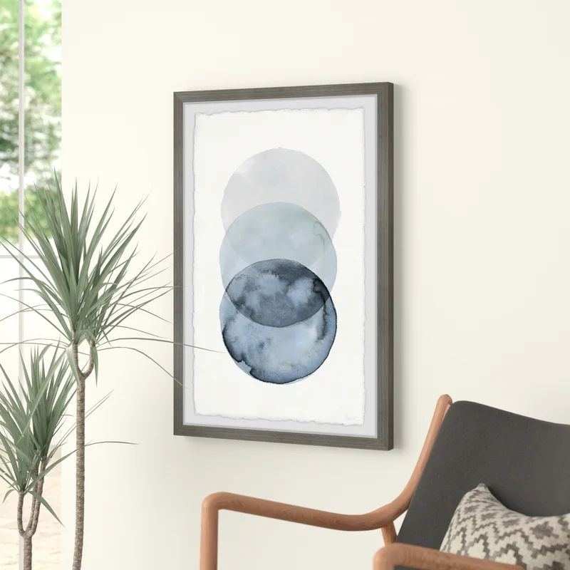 Circles Overlap by Parvez Taj - Single Picture Frame Print | Wayfair North America