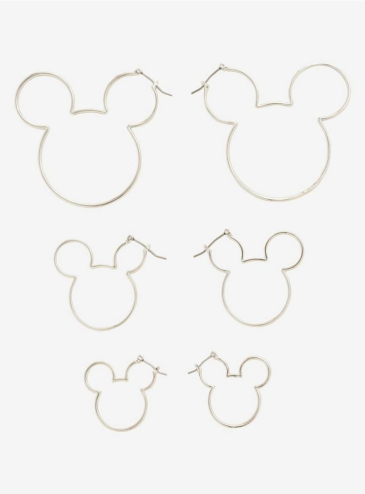 Disney Mickey Mouse Line Art Earring Set | BoxLunch