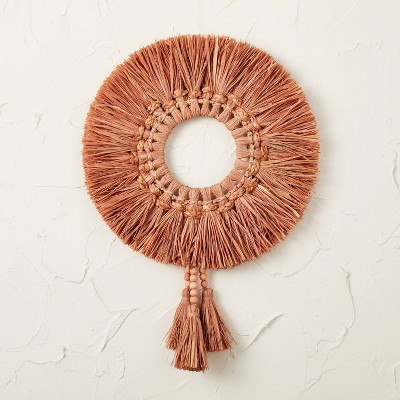20" Raffia Wreath Pink - Opalhouse™ designed with Jungalow™ | Target