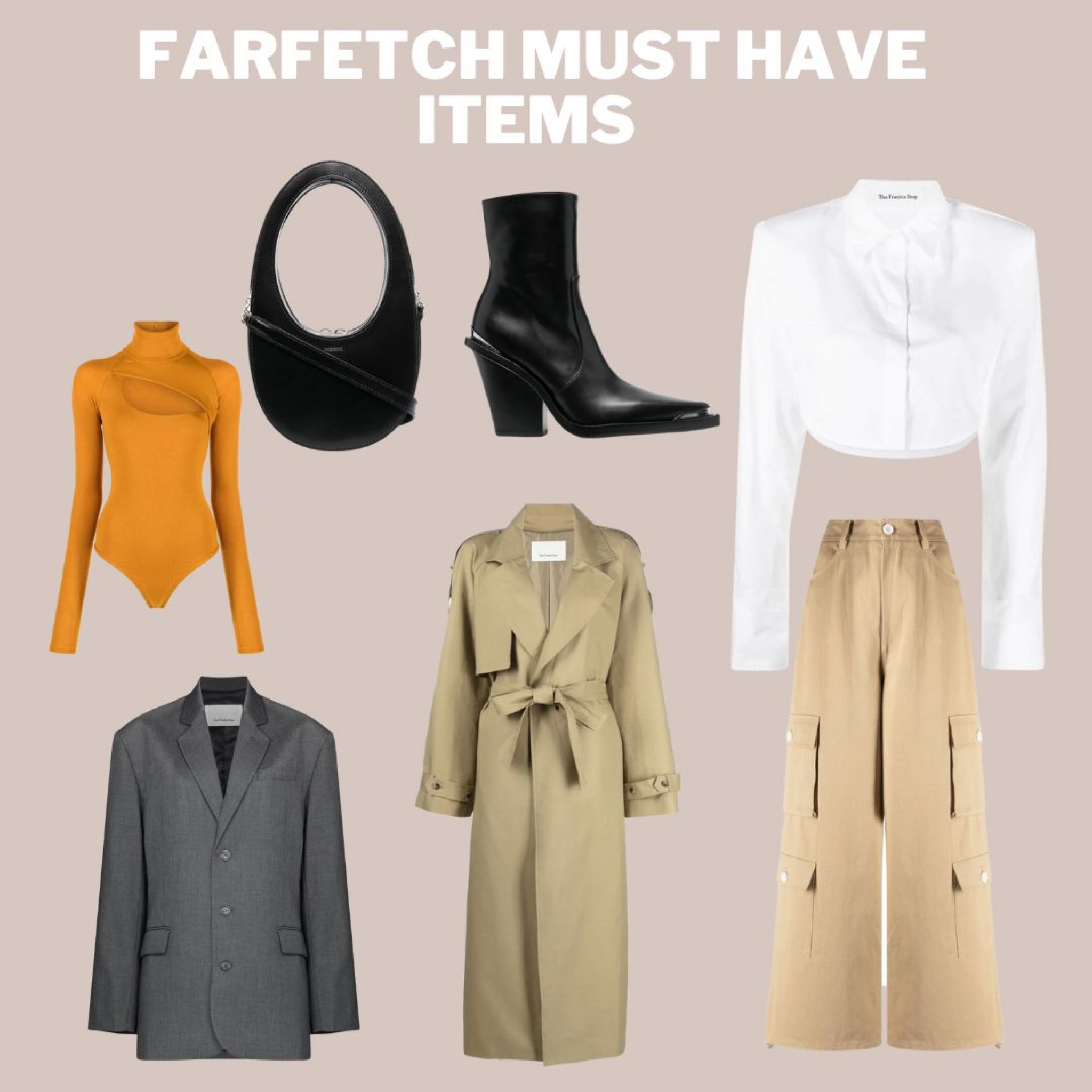 My Farfetch must haves ✨
Use code ROSVE at checkout for £35 pounds off your order when you spend £400 or more. 

#LTKSeasonal #LTKeurope