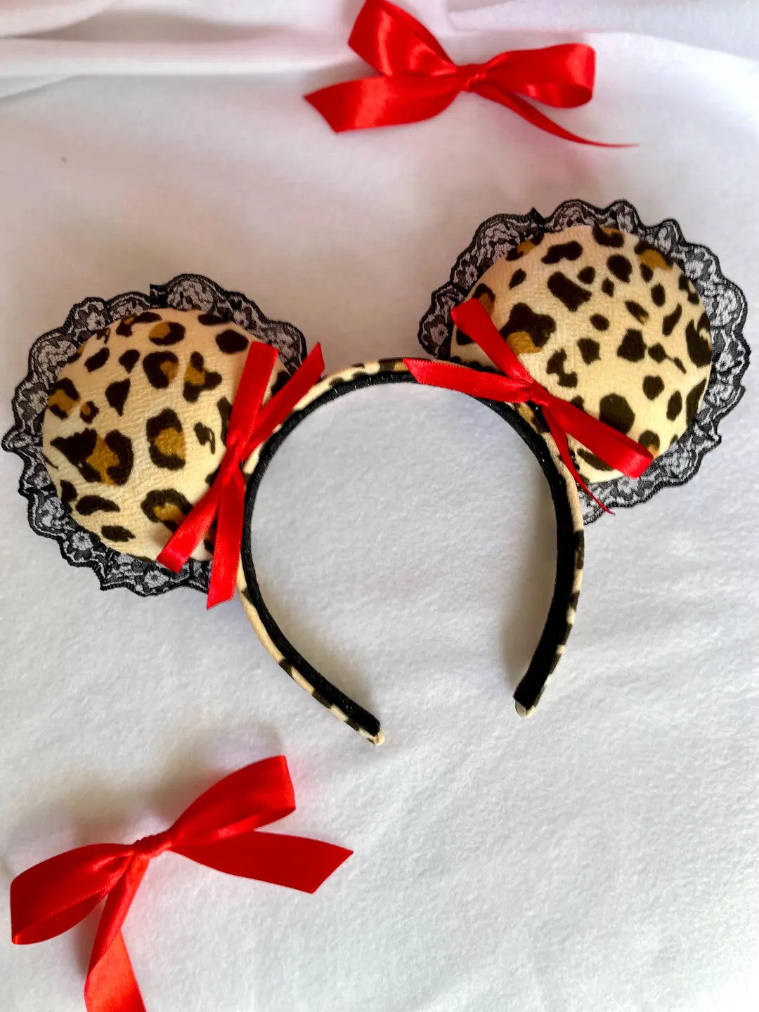 Cheetah Print Mouse Ears: Safari Park Headband Accessory - Etsy | Etsy (US)