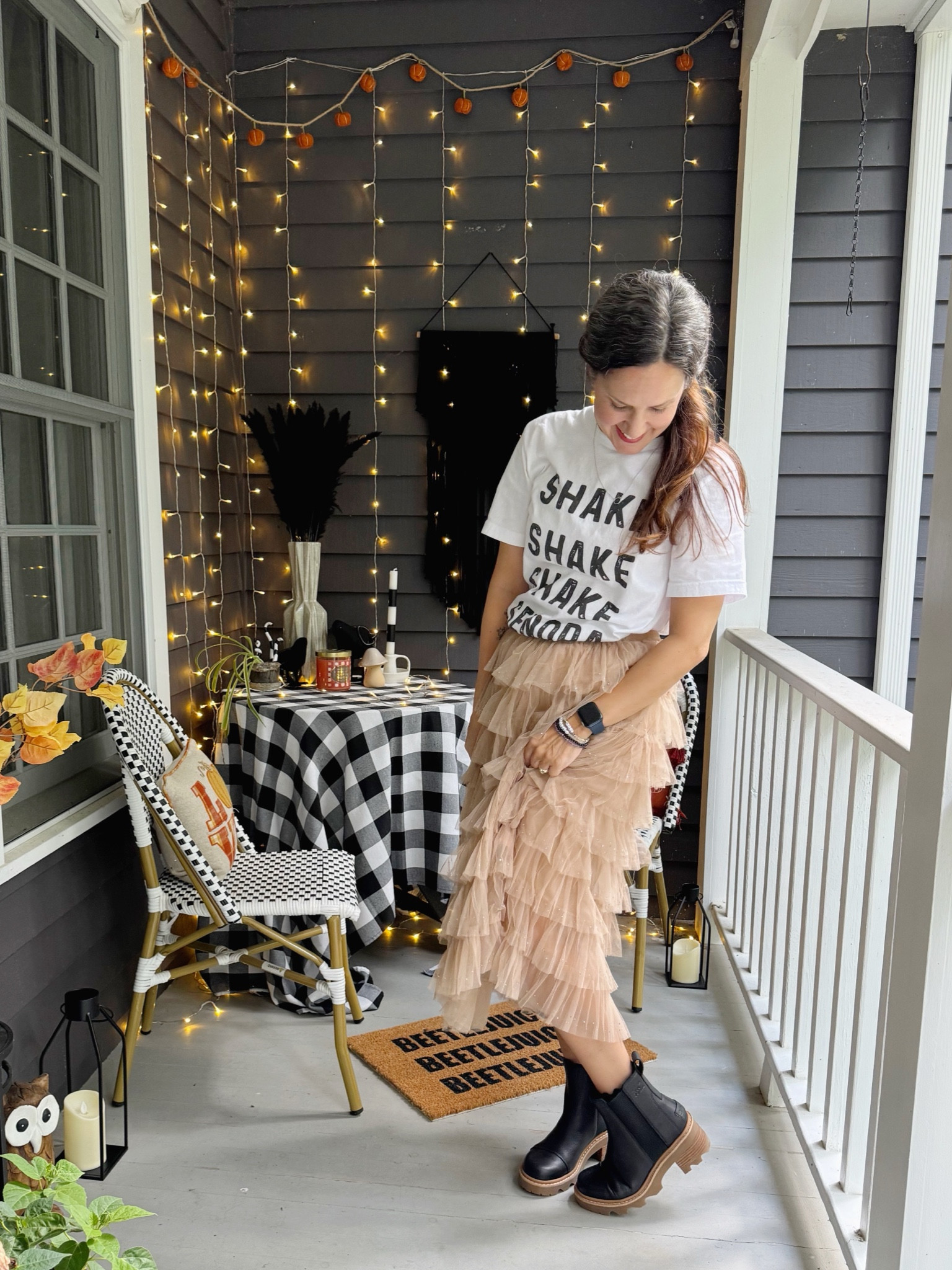 Shake shake shake señora! It’s Beetlejuice day! Autumn style | fall outfit 🍂

#LTKOver40 #LTKSeasonal