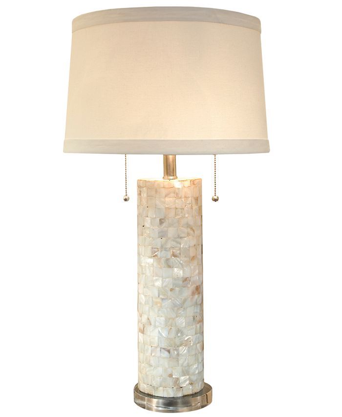 Regina Andrew Design Mother of Pearl Column Table Lamp | Macys (US)