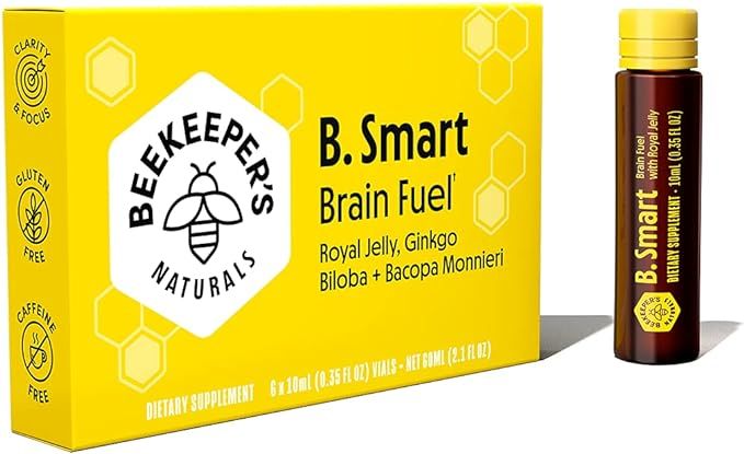 BEEKEEPER'S NATURALS B.LXR Brain Fuel - Memory, Focus and Clarity Liquid Formula, Supports Produc... | Amazon (US)
