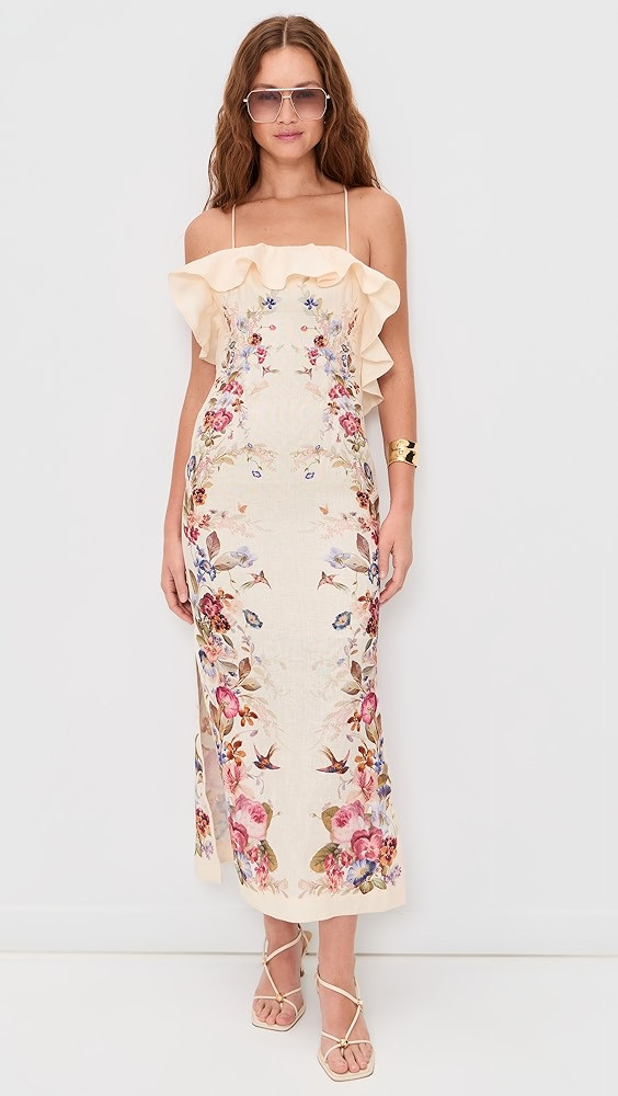 Patience Frill Midi Dress | Shopbop