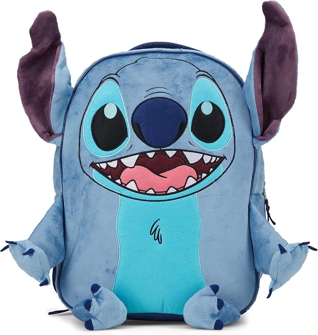 Disney's Lilo and Stitch Backpack for Girls & Boys, 16 Inch, Plush School Bookbag with 3D Arms, L... | Amazon (US)