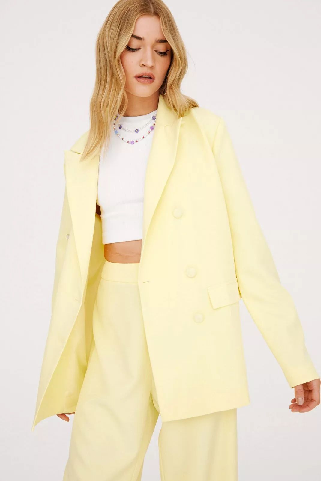 Suits You Double Breasted Relaxed Blazer | Nasty Gal (US)