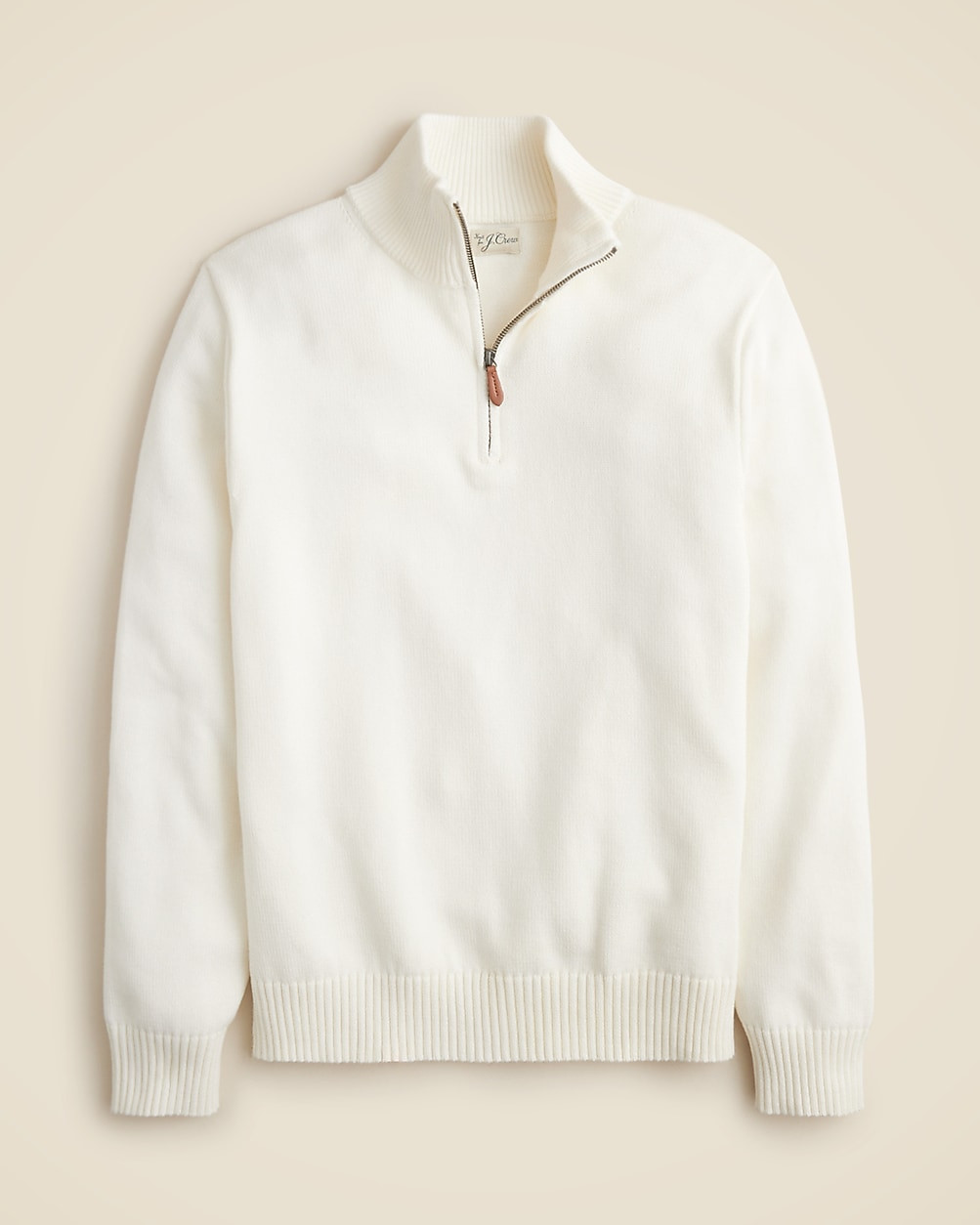 Heritage cotton half-zip sweater | J. Crew US