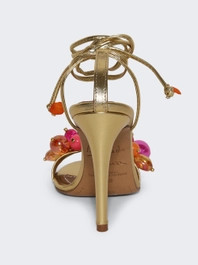 Sunkissed Coral Sandals Gold  | The Webster | The Webster