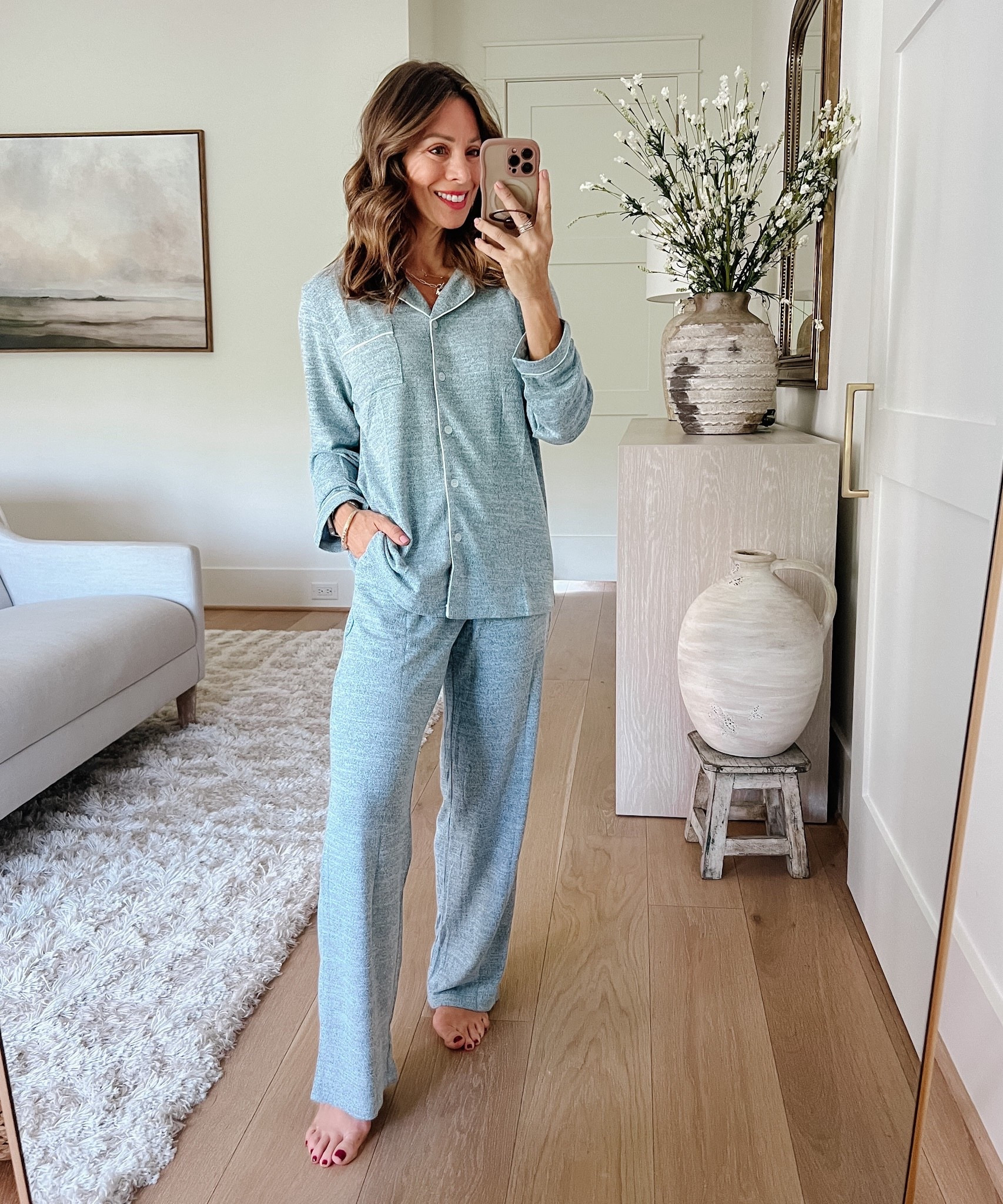 Amazon Fashion Faves 

Menswear inspired pajamas with the cutest piping detail! 

Pajama Set: I’m wearing a Small



#LTKSeasonal #LTKFindsUnder50 #LTKOver40