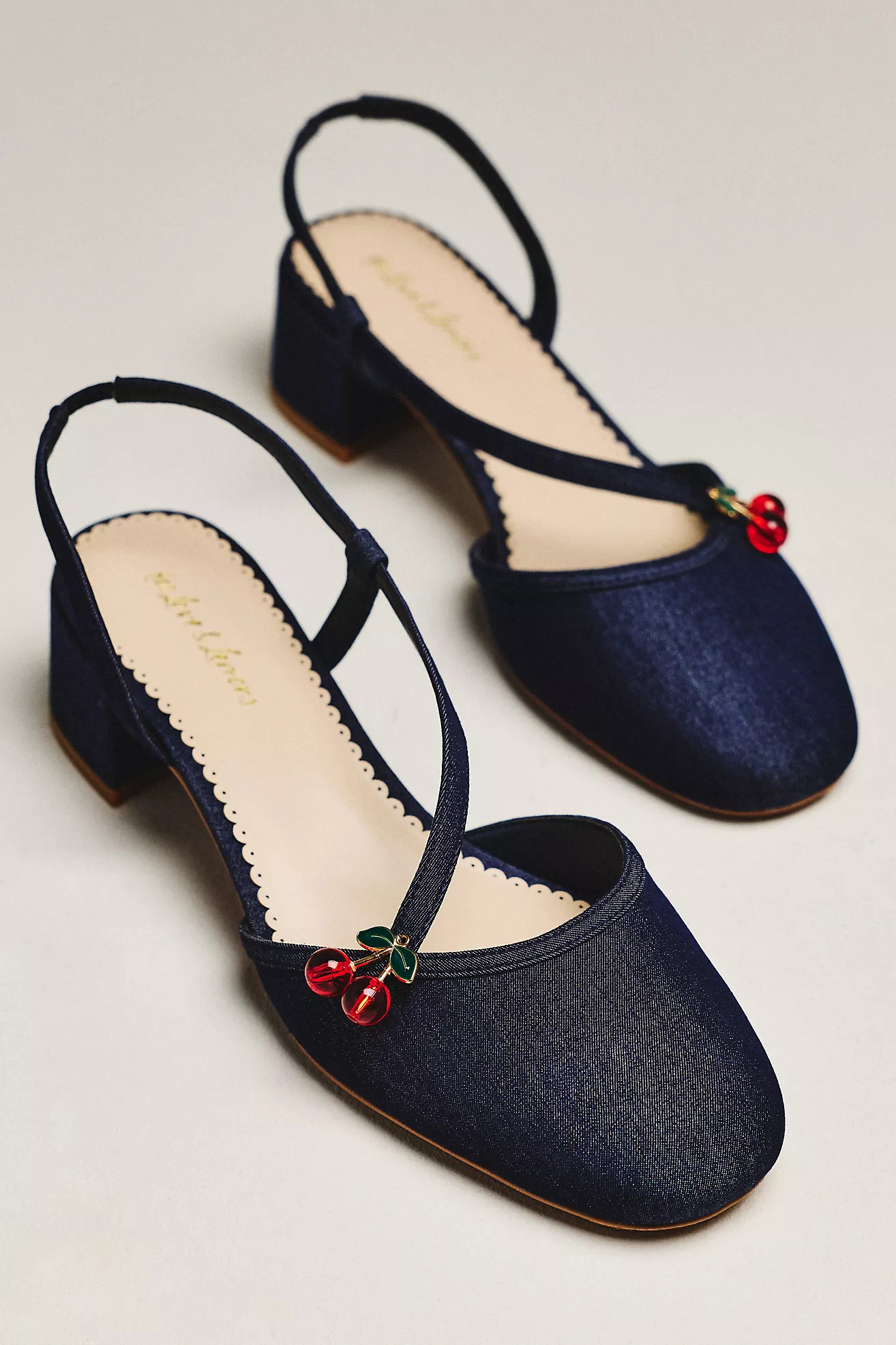 For Love & Lemons Charis Slingback Block Heels | Anthropologie (US)
