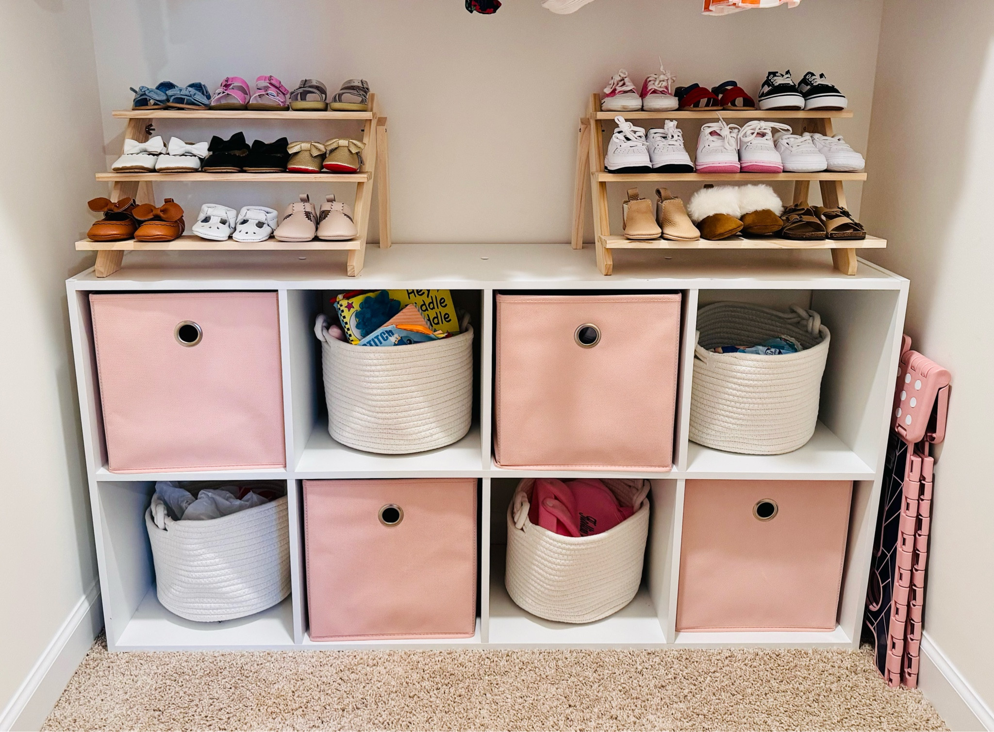 The perfect storage organizer for a nursery closet from Target! 

#LTKkids #LTKhome #LTKbaby