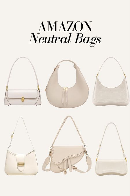 Amazon neutral bags!! Trendy shoulder bags, nude bag, Amazon handbag 

#LTKfindsunder100 #LTKstyletip #LTKitbag