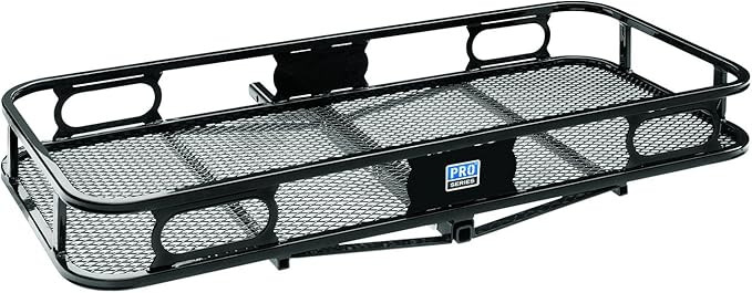 Reese Pro Series 63155 Rambler Hitch Cargo Carrier for 1-1/4” Receivers, Black | Amazon (US)