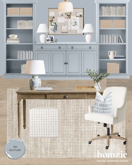 We’re obsessed with this modern classic office design! The chinoiserie lamp and pinboard make this space so functional  

#LTKhome #LTKstyletip #LTKworkwear